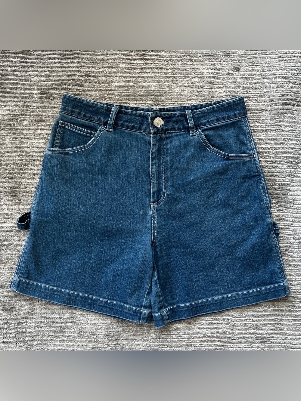 STAUD Carpenter Denim Shorts